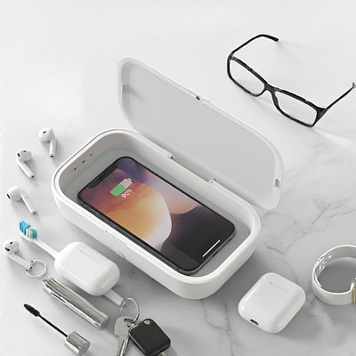 Power Cleanse Ultraviolet Disinfection and Wireless Charging Box Vista Shops